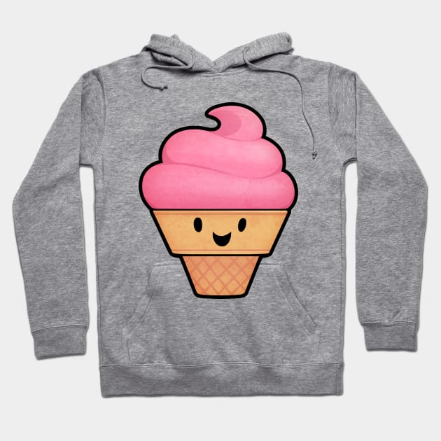 Strawberry Ice Cream Hoodie by kantonic